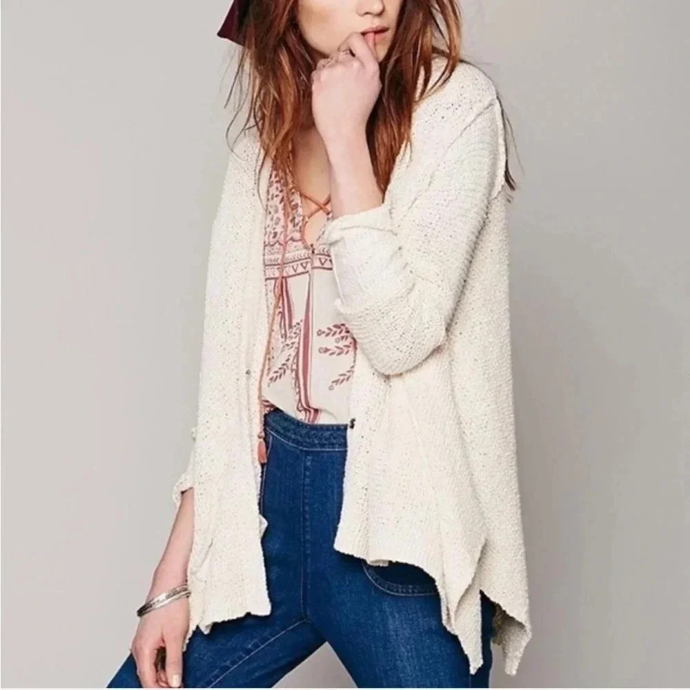 Free People Crochet Cardigan